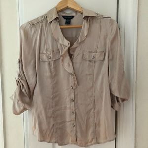 WHBM Silk Stretch shirt